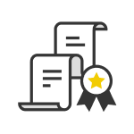Exam certifications icon